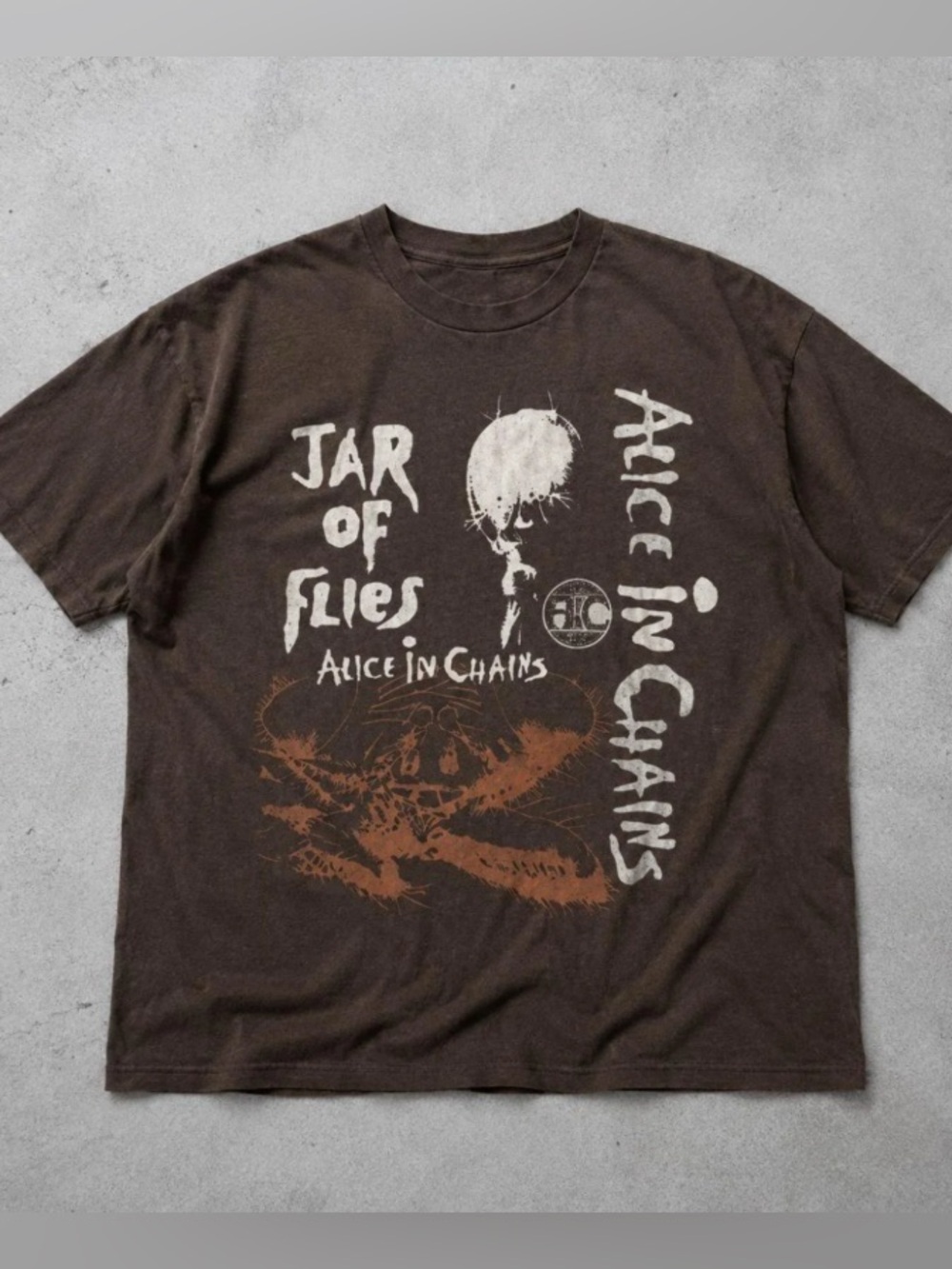 Alice In Chais 'Jar of Flies' Graphic Tee Vintage 90s Grunge Rock Band